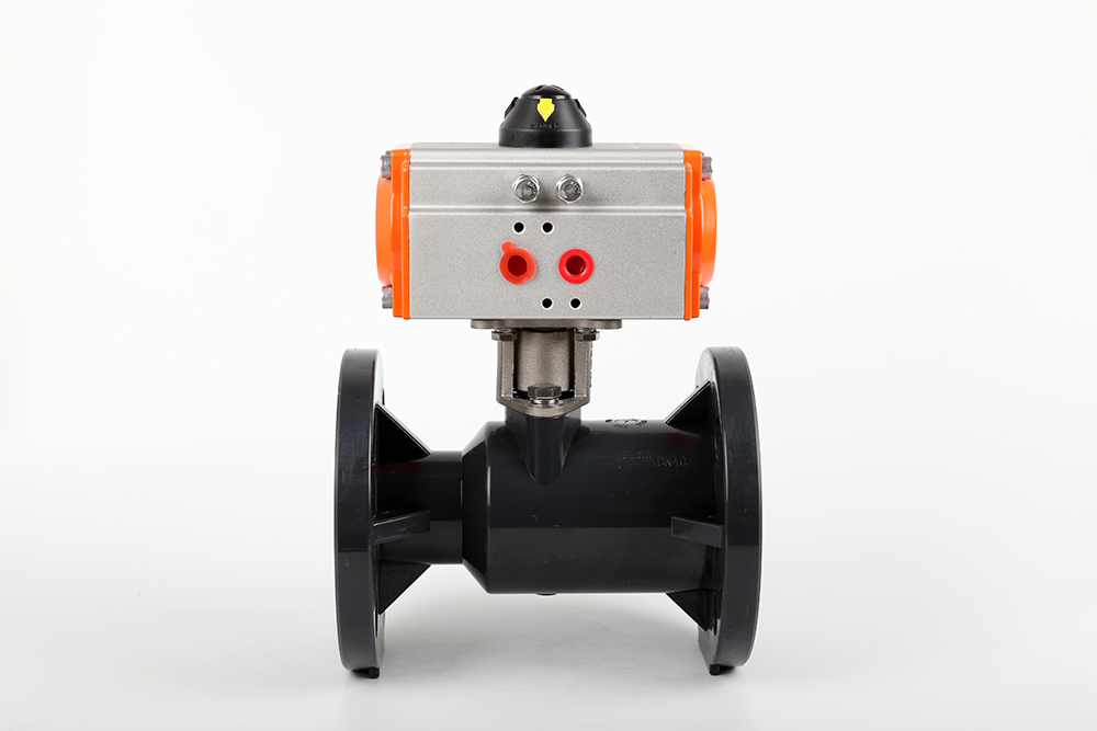 潮州气动法兰一体球阀